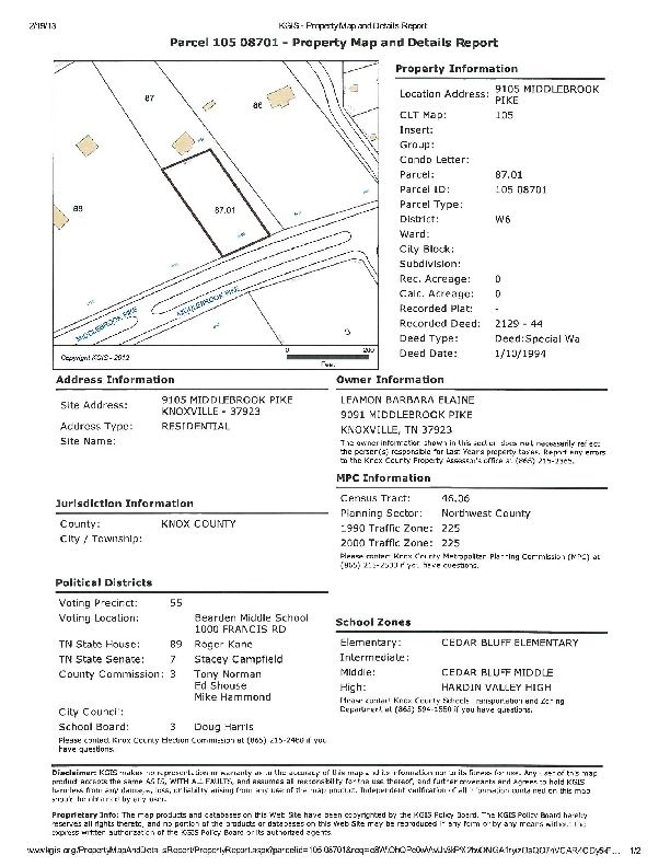 9091, 9101,9103 & 9105 Middlebrook Pike, Knoxville, TN 37923